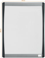 WHITEBOARD NOBO 28X21.5CM GEWELFD-2