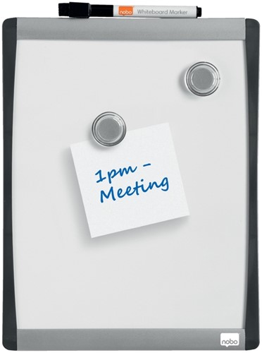 WHITEBOARD NOBO 28X21.5CM GEWELFD-4