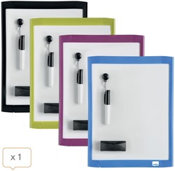 WHITEBOARD NOBO 21.6X28CM MAGNETISCH ASSORTI