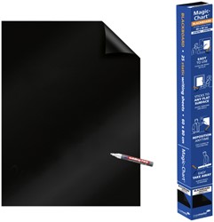 MAGIC-CHART LEGAMASTER WHITEBOARD 600X800MM ZWART 25 VEL