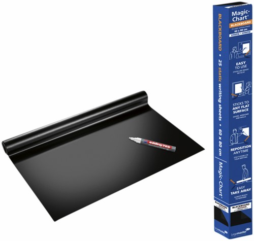 MAGIC-CHART LEGAMASTER WHITEBOARD 600X800MM ZWART 25 VEL-3