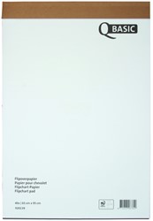 FLIPOVERPAPIER QBASIC 65X95CM 40 VEL ONGEVOUWEN RUIT