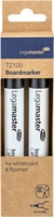 WHITEBOARDMARKER LEGAMASTER TZ 100 ROND 1.5-3MM ZWART BLISTER À 2ST