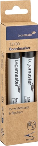 WHITEBOARDMARKER LEGAMASTER TZ 100 ROND 1.5-3MM ZWART BLISTER À 2ST-2