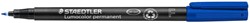 VILTSTIFT STAEDTLER LUMOCOLOR 318 PERMANENT F BLAUW