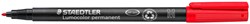 VILTSTIFT STAEDTLER LUMOCOLOR 317 PERMANENT M ROOD