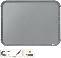 WHITEBOARD NOBO SLIM LINE 22X28CM ZILVER-3