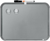 WHITEBOARD NOBO SLIM LINE 22X28CM ZILVER-1