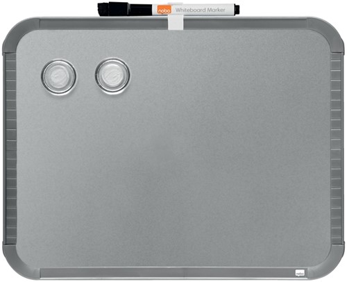 WHITEBOARD NOBO SLIM LINE 22X28CM ZILVER-7