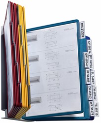 WANDELEMENT DURABLE VARIO WALL MET 20-TASSEN A4 ASSORTI