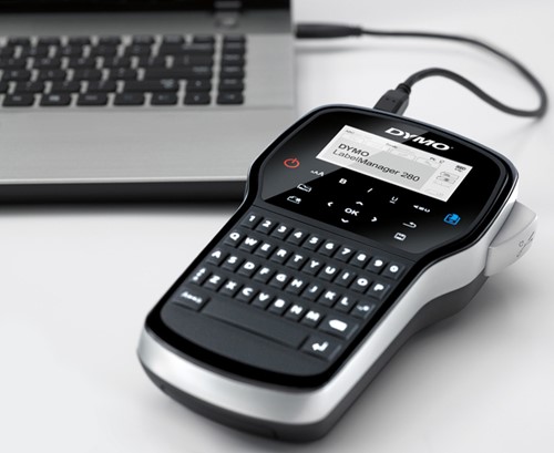 LABELPRINTER DYMO LABELMANAGER 280 DRAAGBAAR QWERTY 12MM ZWART IN KOFFER-2