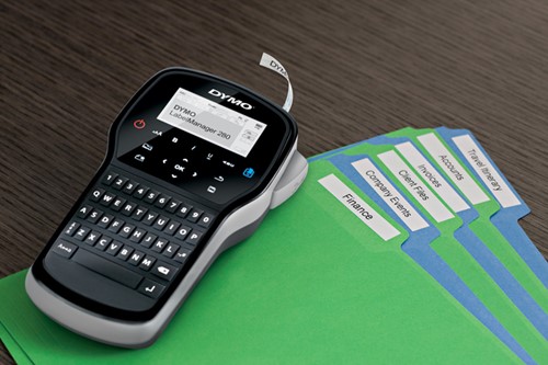LABELPRINTER DYMO LABELMANAGER 280 DRAAGBAAR QWERTY 12MM ZWART IN KOFFER-3