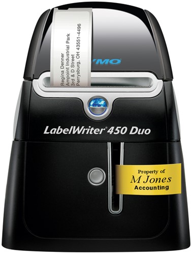 LABELPRINTER DYMO LABELWRITER 450 DUO DESKTOP ZWART-2