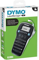 LABELPRINTER DYMO LABELMANAGER 160 DRAAGBAAR QWERTY 12MM ZWART