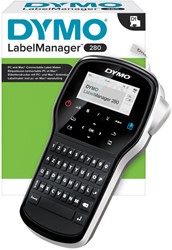 LABELPRINTER DYMO LABELMANAGER 280 DRAAGBAAR AZERTY 12MM ZWART