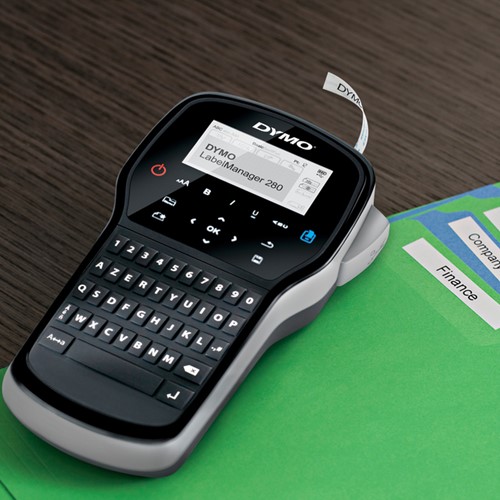 LABELPRINTER DYMO LABELMANAGER 280 DRAAGBAAR AZERTY 12MM ZWART-2