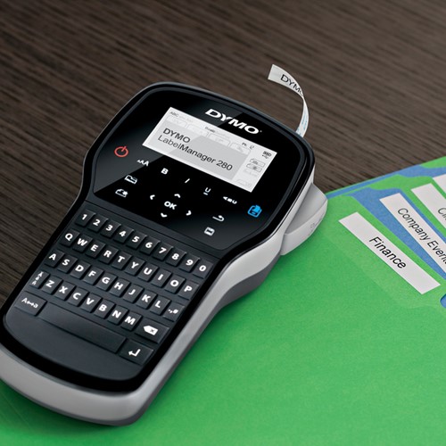 LABELPRINTER DYMO LABELMANAGER 280 DRAAGBAAR QWERTY 12MM ZWART-5