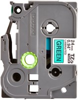 LABELTAPE BROTHER P-TOUCH TZE-751 STANDAARD 24MM ZWART OP GROEN-2