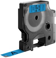 LABELTAPE DYMO LABELMANAGER D1 POLYESTER 12MM ZWART OP BLAUW-3