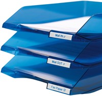 LABELTAPE DYMO LABELMANAGER D1 POLYESTER 9MM BLAUW OP WIT-5