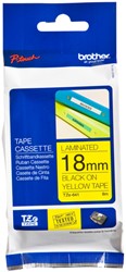 LABELTAPE BROTHER P-TOUCH TZE-641 STANDAARD 18MM ZWART OP GEEL