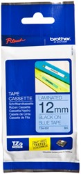 LABELTAPE BROTHER P-TOUCH TZE-531 STANDAARD 12MM ZWART OP BLAUW