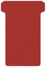T-KAART DJOIS FORMAAT 2 48MM ROOD 100 STUKS