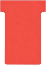 T-KAART NOBO NR.2 48MM ROOD 100 STUKS