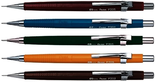 VULPOTLOOD PENTEL P207 HB 0.7MM BLAUW-2