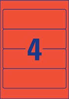 RUGETIKET AVERY BREED 61X192MM ZELFKLEVEND ROOD-2