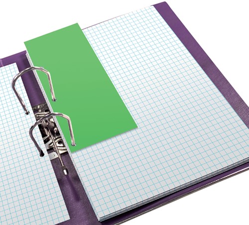 SCHEIDINGSSTROOK OXFORD DUO 240X105MM GROEN 60 STUKS-3