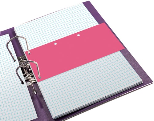 SCHEIDINGSSTROOK OXFORD DUO 240X105MM ROZE 60 STUKS-2