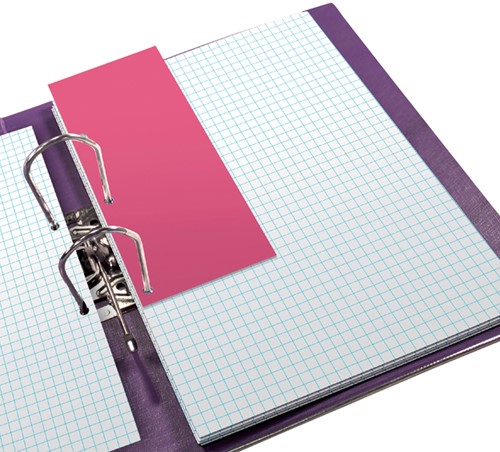 SCHEIDINGSSTROOK OXFORD DUO 240X105MM ROZE 60 STUKS-3