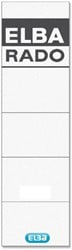 RUG-INSTEEKKAART ELBA RADO BREED 44X159MM WIT 10 STUKS
