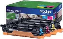 TONER BROTHER TN-243 ZWART + 3 KLEUREN