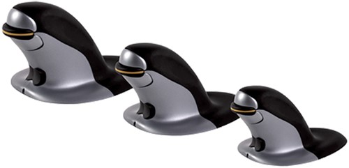 ERGONOMISCHE MUIS FELLOWES PENGUIN DRAADLOOS LARGE-2