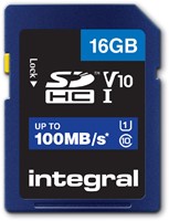 GEHEUGENKAART INTEGRAL SDHC V10 16GB