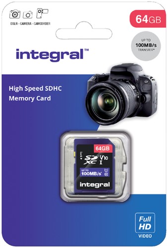 GEHEUGENKAART INTEGRAL SDXC V10 64GB-2