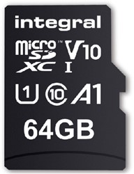 GEHEUGENKAART INTEGRAL MICROSDXC V10 64GB