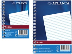 NOTITIEBOEK DJOIS ATLANTA A7 LIJN 100PAGINA'S MET ZIJSPIRAAL