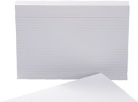 SYSTEEMKAART AURORA 150X100MM LIJN MET RODE KOPLIJN 210GR WIT 100 VEL-3