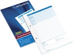 GESPREKSNOTITIEBLOK DJOIS ATLANTA A5 100 VEL WIT