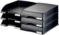 BRIEVENBAK LEITZ PLUS MET LADE A4 MAXI ZWART-3