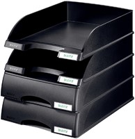 BRIEVENBAK LEITZ PLUS MET LADE A4 MAXI ZWART-2