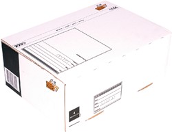POSTPAKKETBOX 4 CLEVERPACK 305X215X110MM WIT