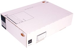 POSTPAKKETBOX 5 CLEVERPACK 430X300X90MM WIT PAK À 25 STUKS