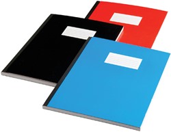 SCHRIFT QBASIC MET HARDE KAFT A5 160BLZ LIJN ASSORTI