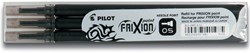 ROLLERPENVULLING PILOT FRIXION FIJN ZWART SET À 3 STUKS