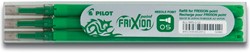 ROLLERPENVULLING PILOT FRIXION FIJN GROEN SET À 3 STUKS