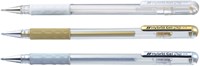 GELSCHRIJVER PENTEL K118 GRIP MEDIUM GOUD-2